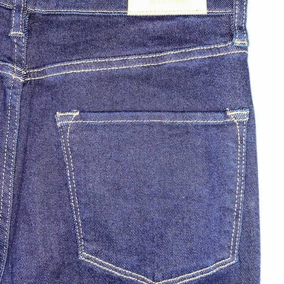 Dear John Straight Leg Super High Rise Cropped Jeans - Picture 4 of 7